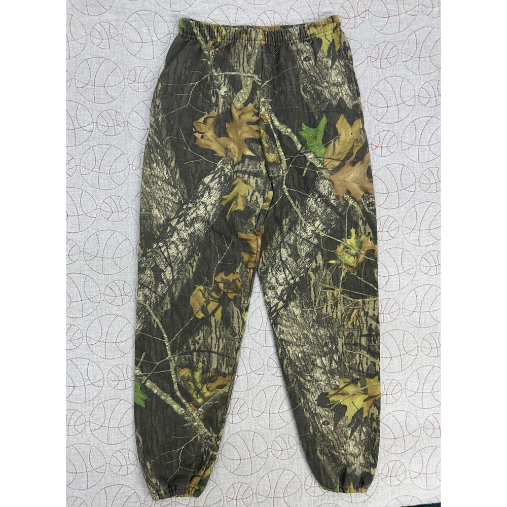 Jerzees Outdoors Sweatpants Camo Real Tree Elastic Waist / Mens Large